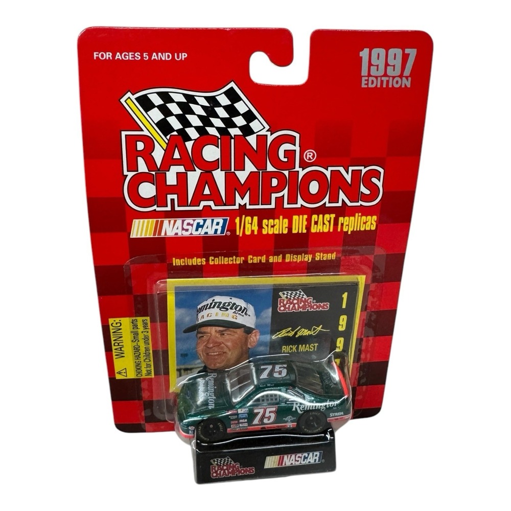Rick Mast Remington 1997 Racing Champions 1:64 Thunderbird Green